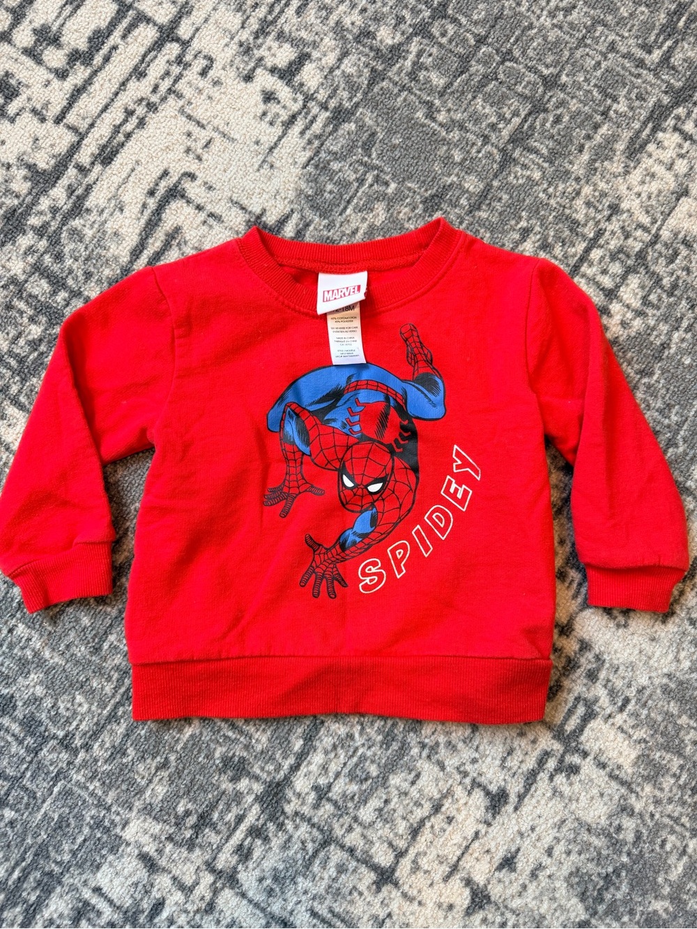 Marvel Kids' Spidey Red Graphic Sweatshirt